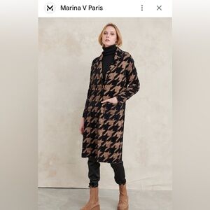 NWOT Marina V Paris Coatigan